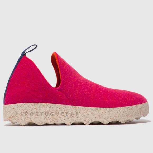 NEW ASPORTUGUESAS Made In Portugal Wool City Comfort Slip On Shoes 1025 6t3 - Picture 1 of 7